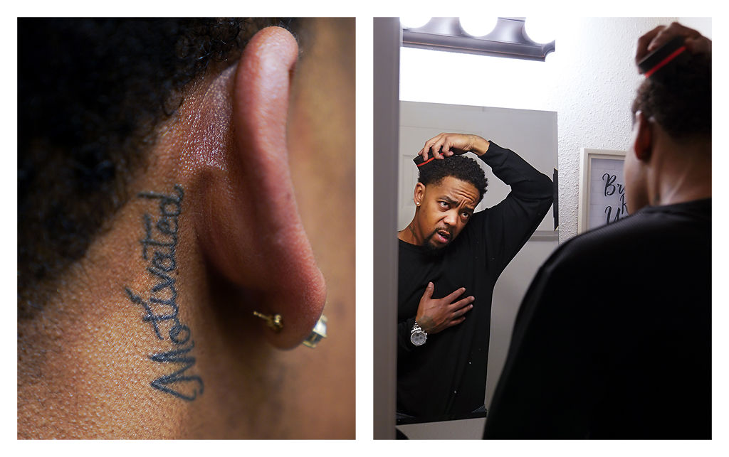 Diptych of Dimetrious Woods